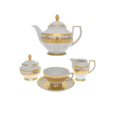 Чайный сервиз на 6 персон White Gold 9320