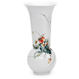 Ваза Meissen 30 см Игра волн, рельеф, дикая флора