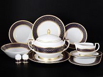 Столовый сервиз на 6 персон Valencia Cobalt Gold