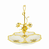 Менажница Fiori Gold 35*h35см