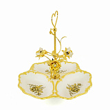 Менажница Fiori Gold 35*h35см