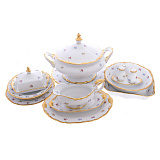 Столовый сервиз на 6 персон Queen's Crown Мелкие цветы
