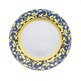 Блюдо Falkenporzellan Constanza Tosca Blueshade Gold 32 см