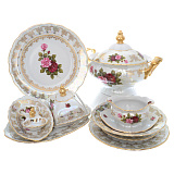 Столовый сервиз на 6 персон Queen's Crown Aristokrat Роза