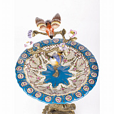 Конфетница с птицами 31x31x56см