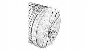 Конфетница с крышкой Decor de table Париж Магнолия 12,5х17 см, цветок морозный белый