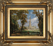 Картина "Городской пейзаж" 28*36см + багет №43