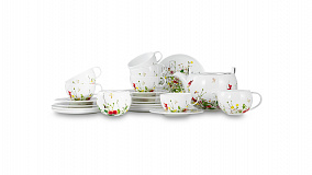 Чайный сервиз на 6 персон Rosenthal "Дикие цветы", 21 предмет