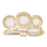 Столовый сервиз на 6 персон Natalia creme gold (без супника)