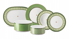 Сервиз столовый Rosenthal Сваровски 6 персон, 21 предмет