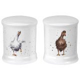 Набор соль и перец Royal Worcester "Забавная фауна" 7см