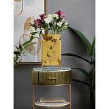 Ваза 21x15x33см, коллекция фарфор с бронзой