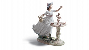 Фигурка Lladro Радуясь весне 24х27 см, фарфор